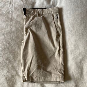 Old Navy Ultimate Tech Slim Shorts, 30 Waist, Tan